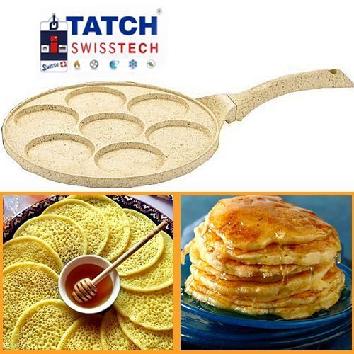 مقلاة لسبعة كريب صغيرة أو بغرير أو بان كيك - الصورة 2